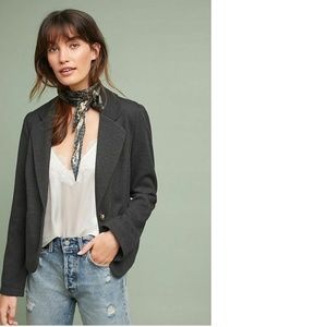 Anthropologie Gray Blazer